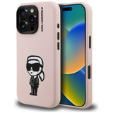 Karl Lagerfeld Silicone Karl Sketch MagSafe Case til iPhone 16 Pro - Pink