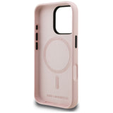 Karl Lagerfeld Silicone Karl Sketch MagSafe Case til iPhone 16 Pro - Pink