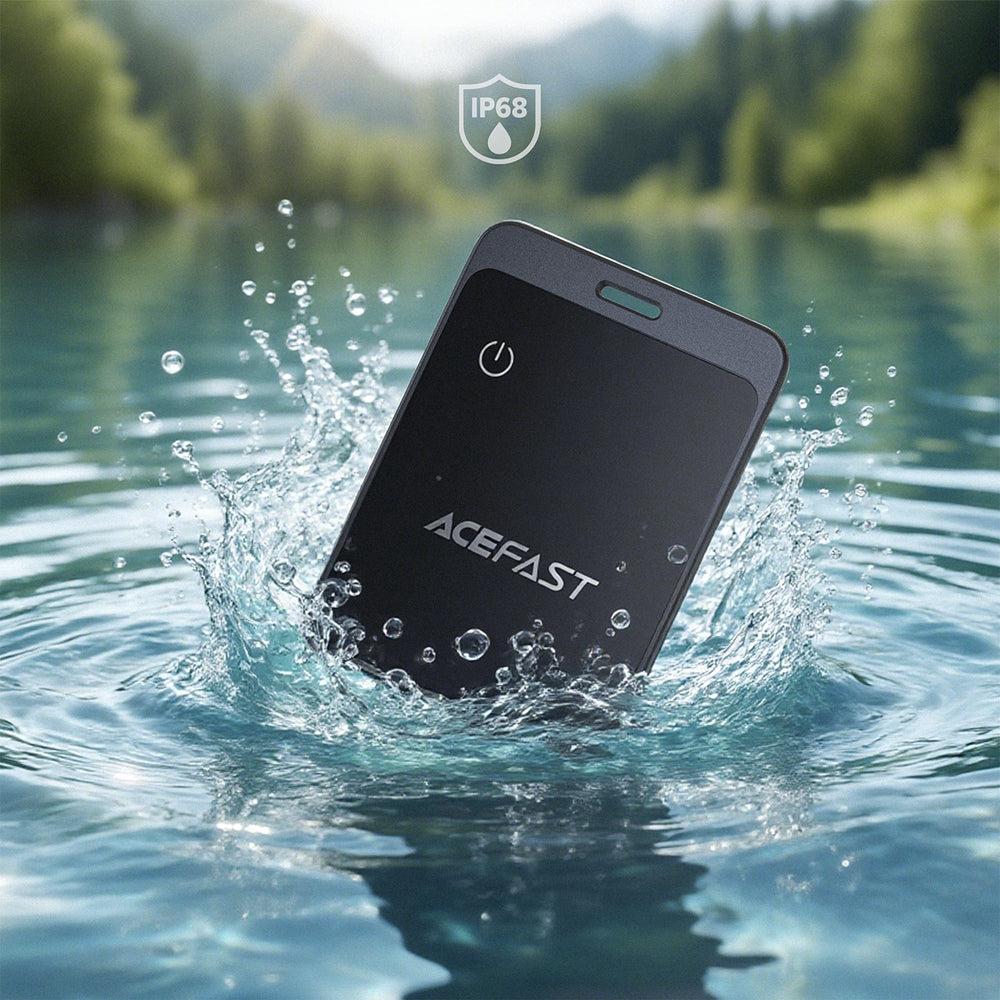 Acefast S3 metal card positioning device single metal gray