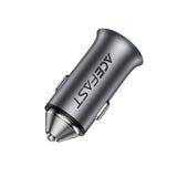 Acefast B16 95W USB-A + USB-C Biloplader - Grå
