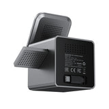 Acefast E34 22.5W 3-in-1 inductive charger with built-in cable for smartphone and smartwatch - gray