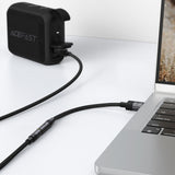 Acefast J13 USB-A til 3,5 mm mini-jack adapter - sort