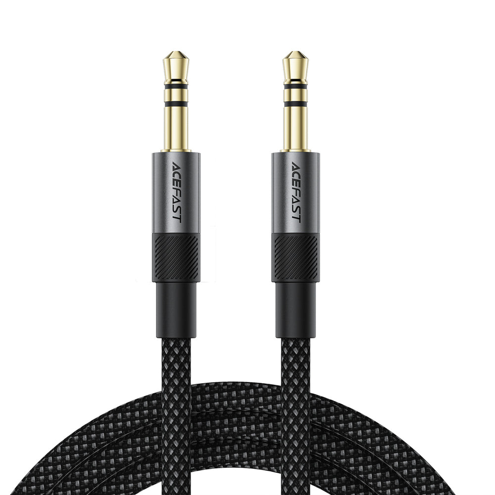 Acefast J10 AUX cable mini jack 3.5mm 1m - black