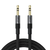 Acefast J10 AUX cable mini jack 3.5mm 1m - black