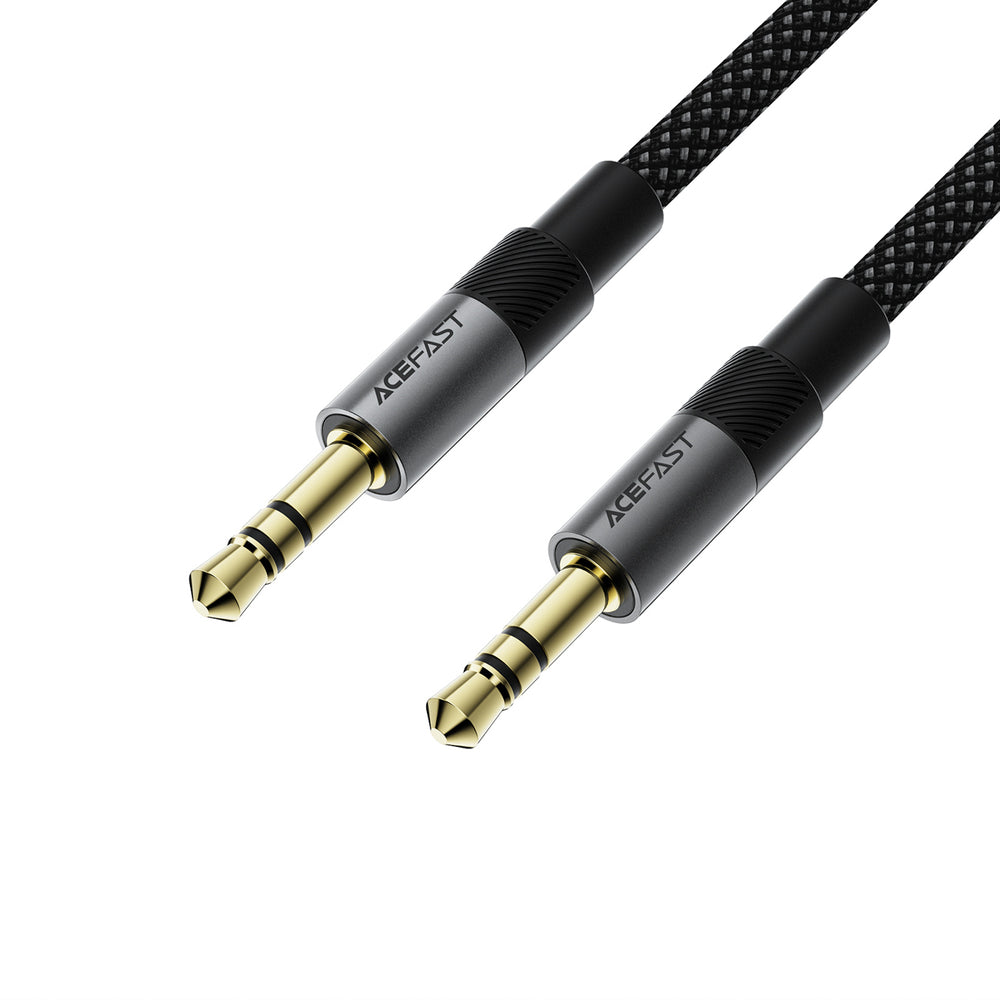 Acefast J10 AUX cable mini jack 3.5mm 1m - black