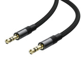 Acefast J10 AUX cable mini jack 3.5mm 1m - black