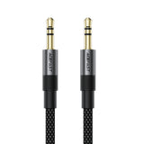 Acefast J10 AUX cable mini jack 3.5mm 1m - black