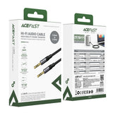 Acefast J10 AUX cable mini jack 3.5mm 1m - black