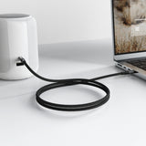Acefast J10 AUX cable mini jack 3.5mm 1m - black