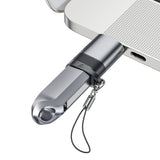 Acefast J8 USB-C - USB-A Adapter - Grå
