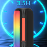 Dudao Y21 Wireless Speaker with RGB Backlight Bluetooth 5.3 - Black