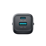 Joyroom JR-TG7 33W USB-A + USB-C Wall Charger med 60W USB-C til USB-C 1m Kabel - sort
