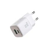 Joyroom JR-TG7 33W USB-A + USB-C Wall Charger - hvid