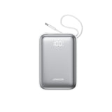Joyroom JR-PBF29 20000mAh 22.5W Powerbank med dobbelt kabel - hvid