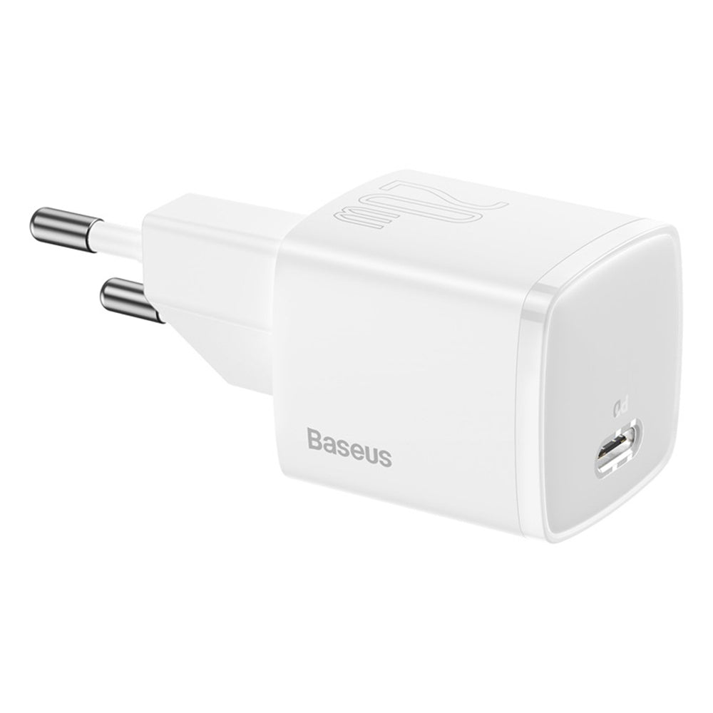 Baseus Cube 20W PD USB-C Wall Charger - White