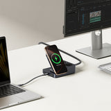 Baseus NOMOS ND11 67W 6-in-1 Wireless Charging Station with Two AC Sockets - Black