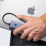 Baseus UltraJoy Series 6 in 1 Hub USB-C to 1 x HDMI4K@60Hz + 4 x USB-A 3.0 + 1 x USB-C PD - gray