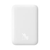 Baseus Airpow 6000mAh 20W Power Bank with Baseus Simple USB-C Cable (20V/3A) 30cm - White