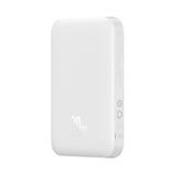 Baseus Airpow 6000mAh 20W Power Bank with Baseus Simple USB-C Cable (20V/3A) 30cm - White