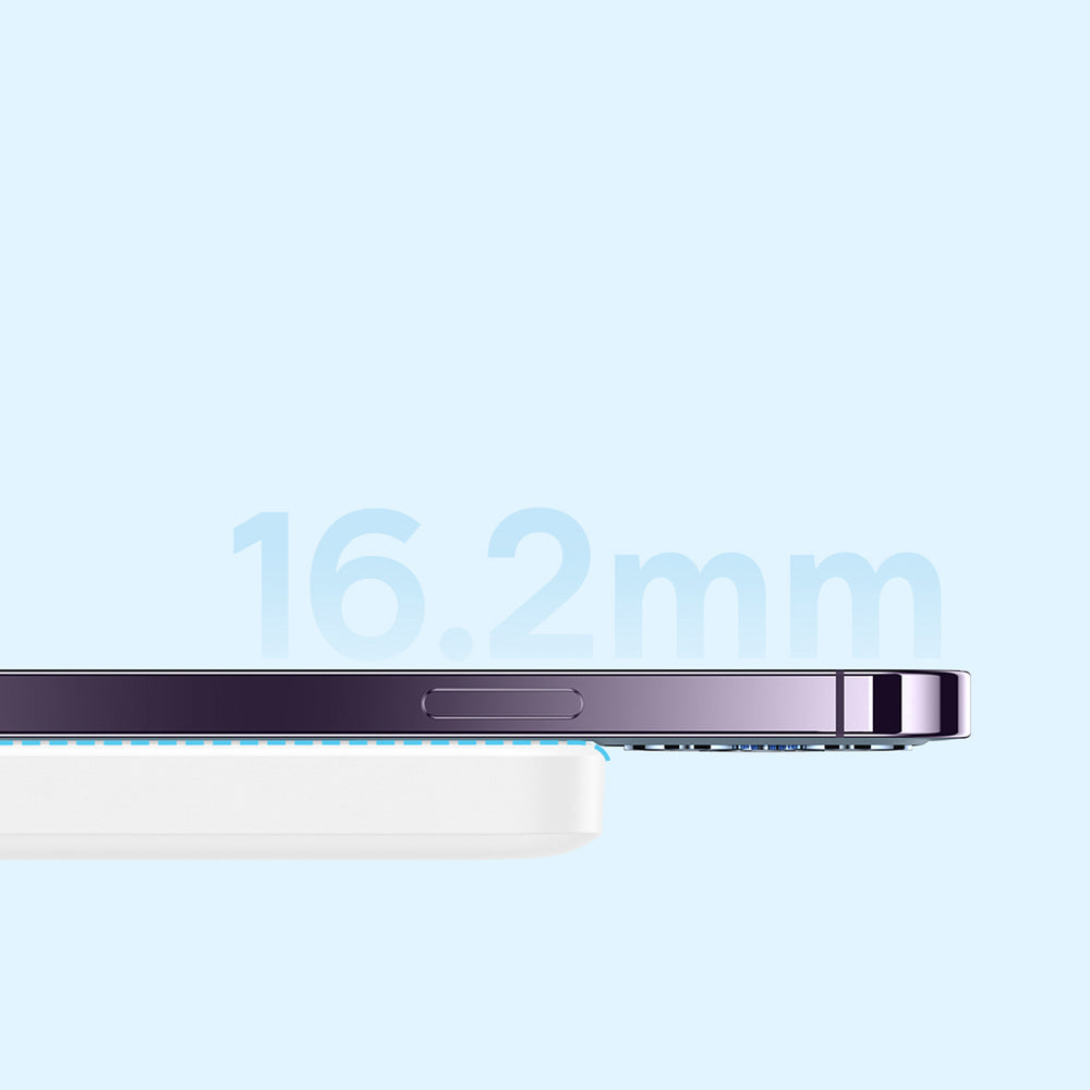 Baseus Airpow 6000mAh 20W Power Bank with Baseus Simple USB-C Cable (20V/3A) 30cm - White