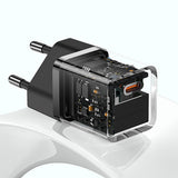 Baseus GaN5 30W Wall Charger with 100W USB-C to USB-C Cable - Black