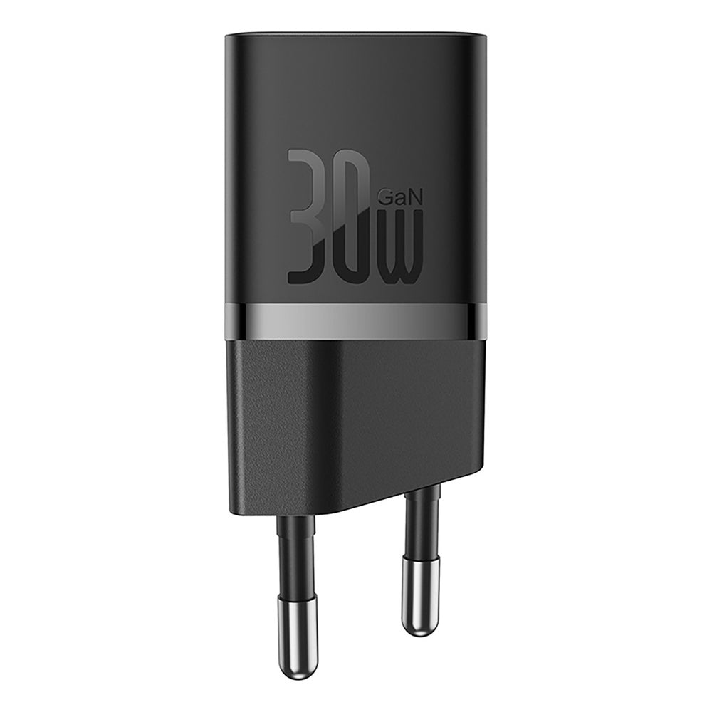 Baseus GaN5 30W Wall Charger with 100W USB-C to USB-C Cable - Black