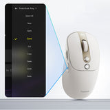 Baseus Editor Wireless Computer Mouse with 800mAh Battery and Battery Status Indicator - White