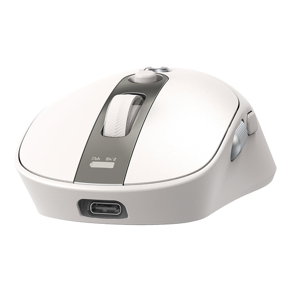 Baseus Editor Wireless Computer Mouse with 800mAh Battery and Battery Status Indicator - White