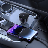 Baseus Enjoyment Pro 55W USB-A Car Charger with Retractable Lightning Cable - Black
