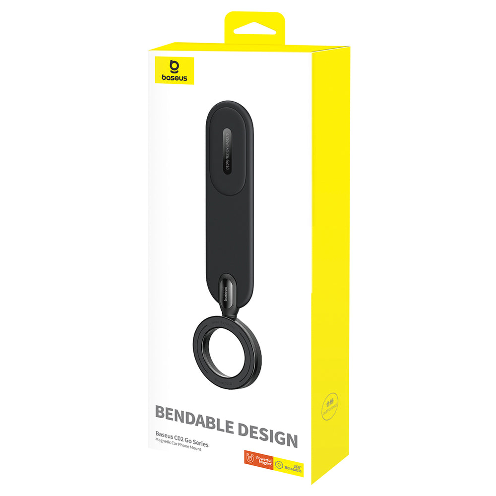 Baseus PrimeTrip C02 Go MagSafe Compatible Car Holder for Dashboard - Black