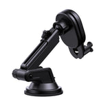 Baseus Stable Car Holder with 15W Inductive Charger, Gravity, and Suction Cup - Black