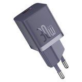 Baseus GaN5 30W USB-C EU Wall Charger with Purple Cable Baseus Dynamic 3 USB-C 100W 1m - Purple