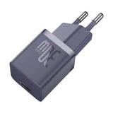 Baseus GaN5 30W USB-C EU Wall Charger with Purple Cable Baseus Dynamic 3 USB-C 100W 1m - Purple