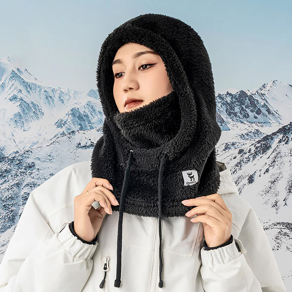 Qunature Arctic Velvet Ski Balaclava størrelse L - sort