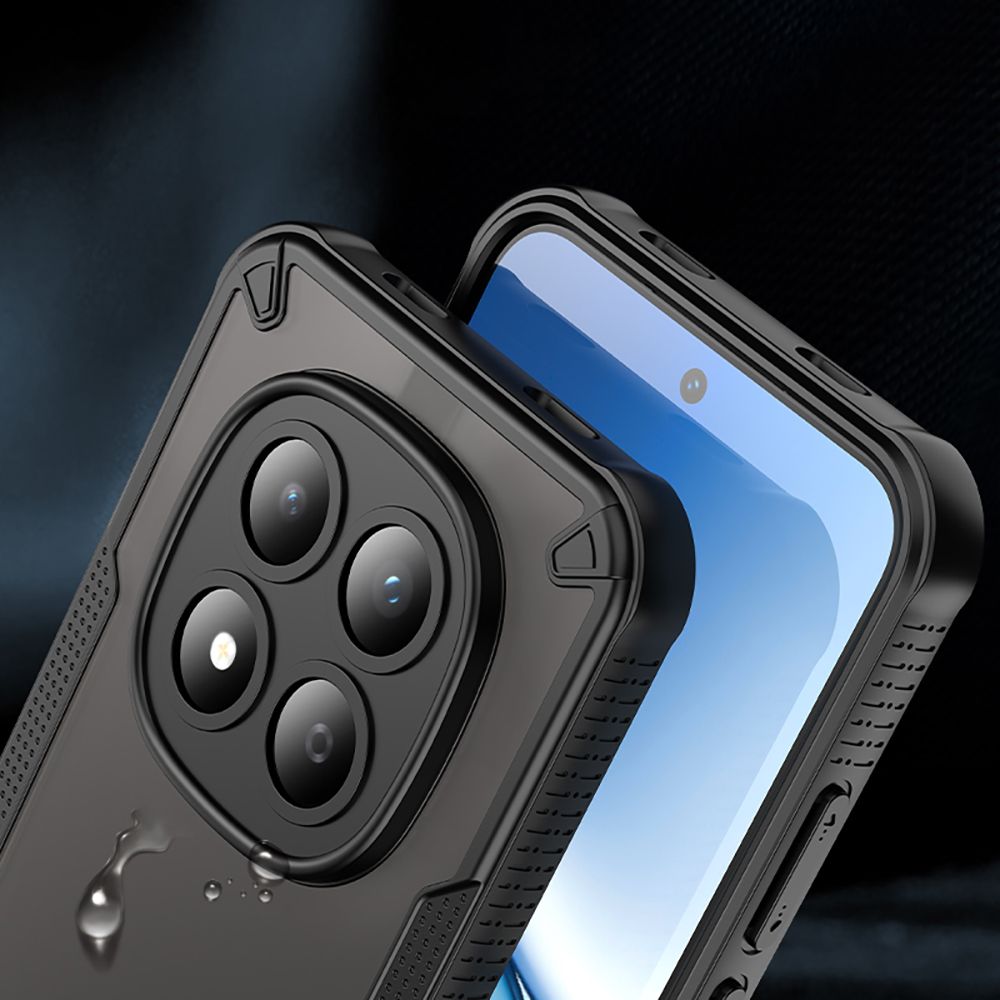Tech-Protect Rugged Shield Case til Xiaomi Redmi Note 15 Pro 5G - sort