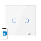 Smart Wireless Wall Switch Sonoff T2EU2C-RF 433MHz (2-kanal)