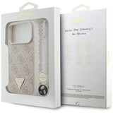 Guess 4G Strap Triangle Logo MagSafe Case til iPhone 17 Pro - Pink