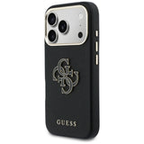 Guess FW Resin Logo Case til iPhone 17 Pro Max - sort