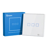 Smart Wireless Wall Switch Sonoff T2EU3C-RF 433MHz (3-kanal)