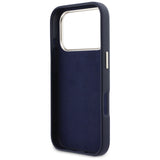 Guess FW Resin Logo Case til iPhone 17 Pro - Blå