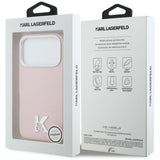 Karl Lagerfeld Karl Head Logo MagSafe Case for iPhone 17 Pro Max - Pink