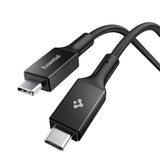 Spigen Essential EB10015CC USB-C / USB-C 100W 150cm Kabel - sort