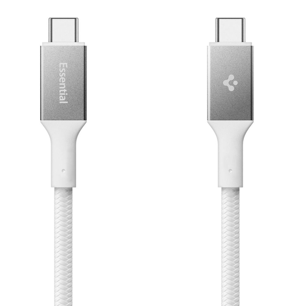 Spigen Essential EB10015CC USB-C / USB-C 100W 150cm Kabel - Hvid
