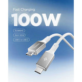 Spigen Essential EB10015CC USB-C / USB-C 100W 150cm Kabel - Hvid