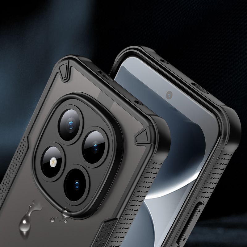 Tech-Protect Rugged Shield MagSafe-hylster til Xiaomi Poco M8 Pro / Xiaomi Redmi Note 15 Pro + 5G - sort