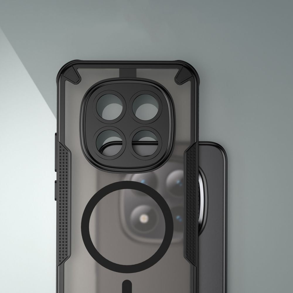 Tech-Protect Rugged Shield MagSafe-hylster til Xiaomi Poco M8 Pro / Xiaomi Redmi Note 15 Pro + 5G - sort