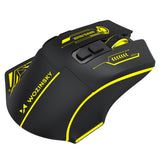 Wozinsky WMGB-1181 Wireless Optical Gaming Mouse 3200 DPI with Built-in Battery and Backlight - Black and Yellow