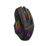 Wozinsky WMGB-1179 Wireless Optical Gaming Mouse with Built-in Rechargeable Battery 3200 DPI with Backlight - Black