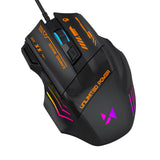 Wozinsky WMGK-1179W Wired Optical Gaming Mouse 7200 DPI with Backlight - Black