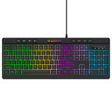 Wozinsky WKG-1044 Wired Backlit Membrane Gaming Keyboard - Black
